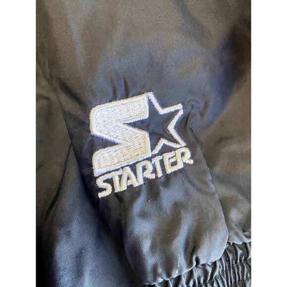 Vintage Starter NBA Authentics Chicago Bulls Highneck Nylon Windbreaker Men L - Picture 6 of 14